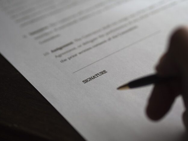 signing documents like title insurance