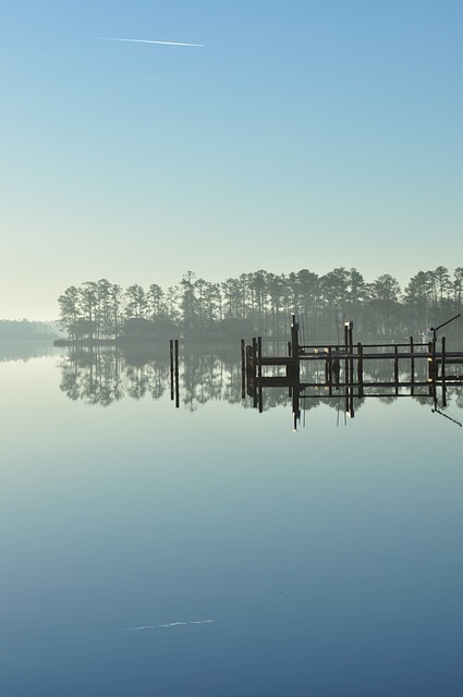 Lake near North Carolina hotel properties