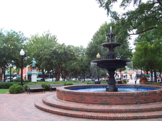 Georgia hotel courtyard in Marietta