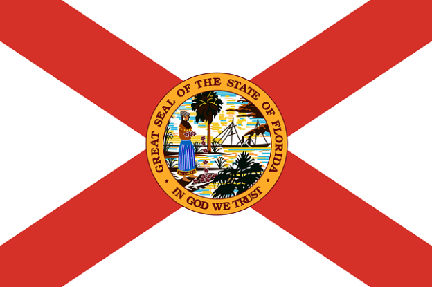 State Flag of Florida; we specialize in Florida hospitality