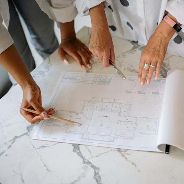 Blueprint for hotel construction loan
