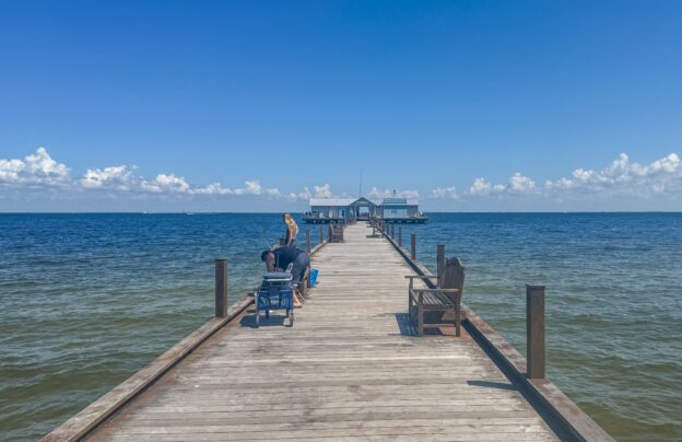Florida hotel financing showing random pier